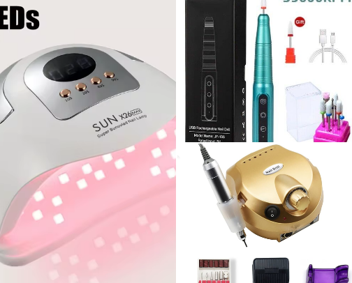 Nail kit at home cover photo collage
