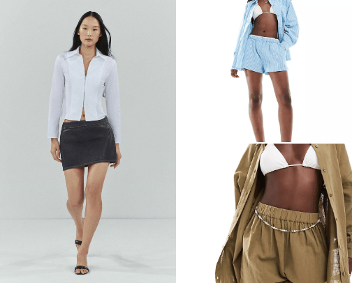 Shorts & Skirts cover photo collage