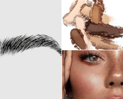 eyebrows 🌸 cover photo collage