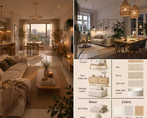 Scandinavian Finds for a Calm Home cover photo collage