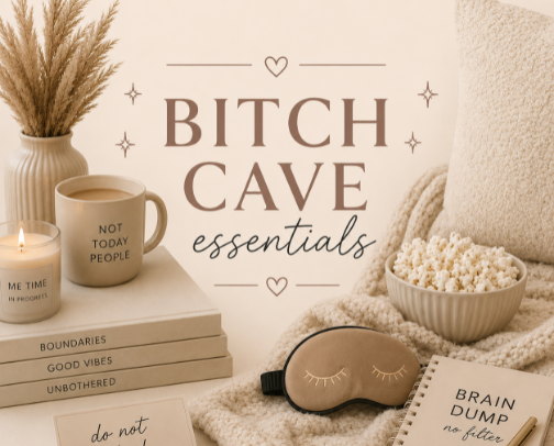 Bitch Cave Essentials 💕 cover photo collage