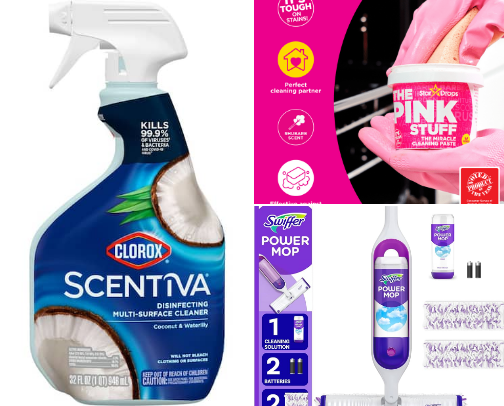 Clean with me 🧼 cover photo collage