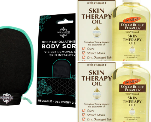 Smooth glowing skin essentials cover photo collage