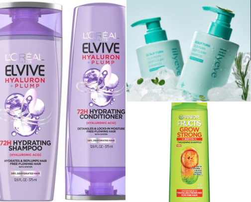 Hair care cover photo collage