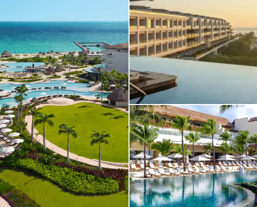 Favorite Resorts For Destination Weddings in Cancun/Riviera Maya, Mexico cover photo collage
