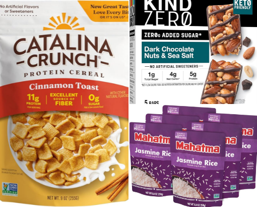 Snacks, Food & Drink Staples cover photo collage