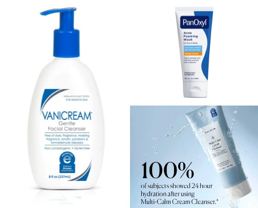 Skincare recs from a sensitive acne-prone girl! cover photo collage