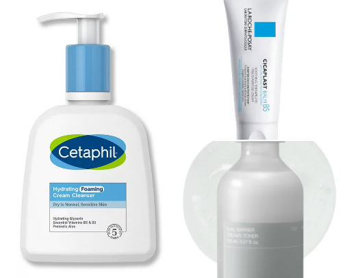 Skin barrier repair – your ultimate recovery kit cover photo collage