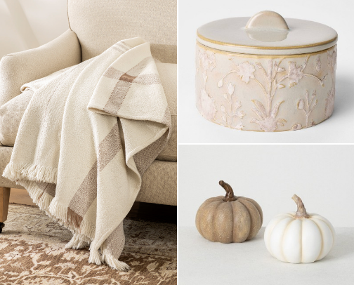 Fall/Winter home decor cover photo collage