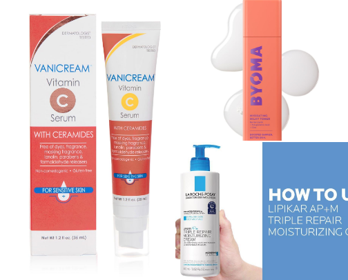 My skincare cover photo collage