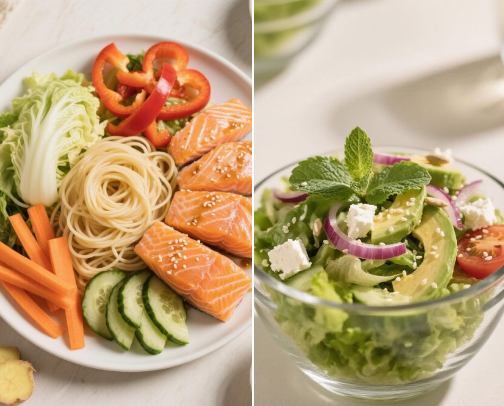 VIEW HEALTHY & YUMMY RECIPES ON CHEFADORA! cover photo collage