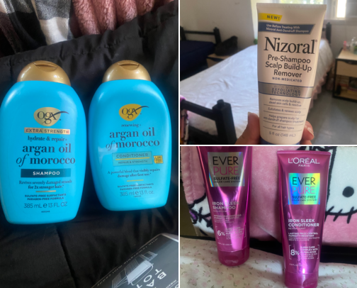 In Shower Haircare Routine Products 🚿 Drug Store Brands cover photo collage