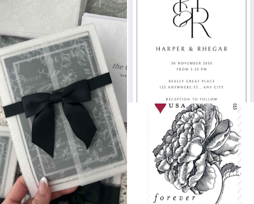 How to Make 100 Wedding Invitation Suites on a Budget cover photo collage