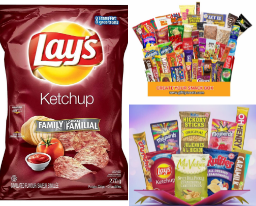 Snacks from around the world favorites cover photo collage