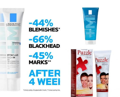 Problem with acne? Don't worry. cover photo collage