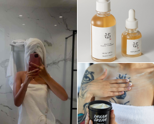 Clean, Vegan Skin & Body Care Routine🫧 cover photo collage