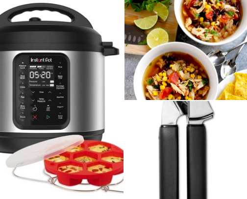 Kitchen stuff for a minimalist cover photo collage