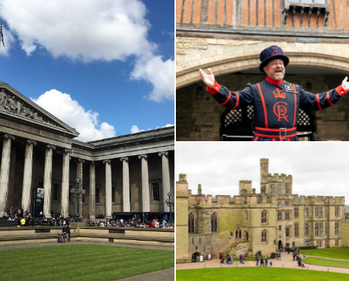 The Places I love to go in London cover photo collage