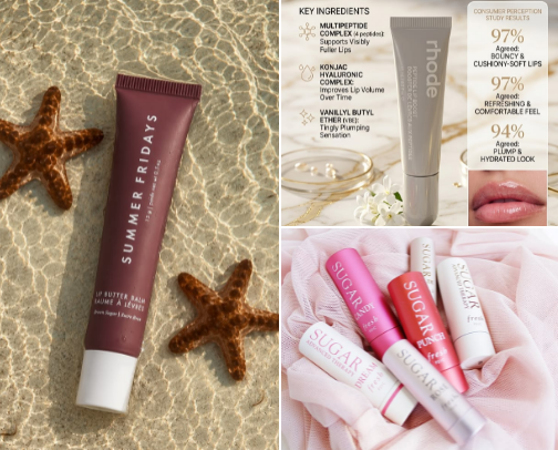 My Favorite Lip Balm Recs cover photo collage
