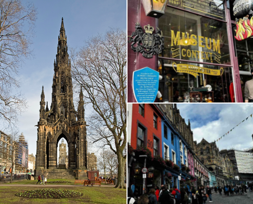 Fun 2 Day Edinburgh Travel Itinerary cover photo collage