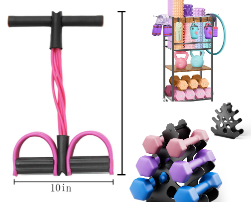 FateFan Fitness Tension Rope cover photo collage