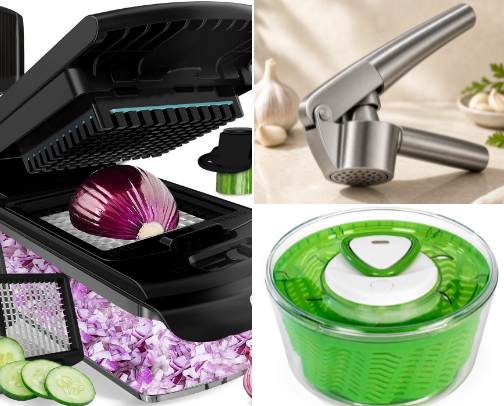 Kitchen Gadgets That Save Time cover photo collage