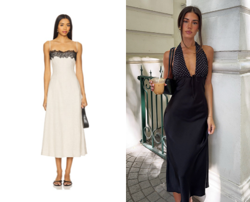 Chic and elegant outfits cover photo collage