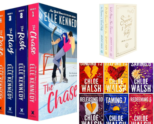 Must read booktok series that are worth the read🩷 cover photo collage