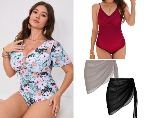 Women’s One-Piece & Two-Piece Swimsuits #Targetpartner cover photo collage