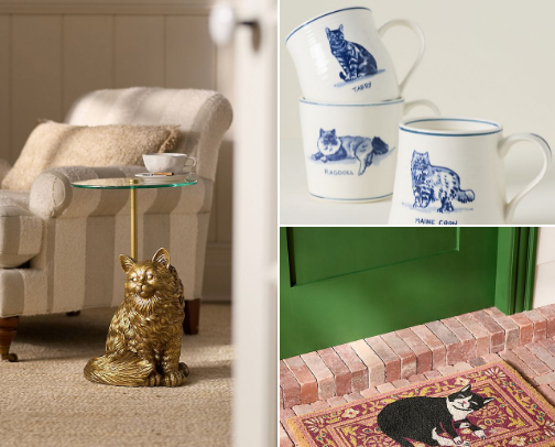 All things cats decor cover photo collage