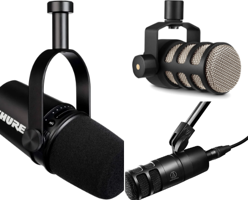 Essential Microphones for Podcasters & Content Creators cover photo collage