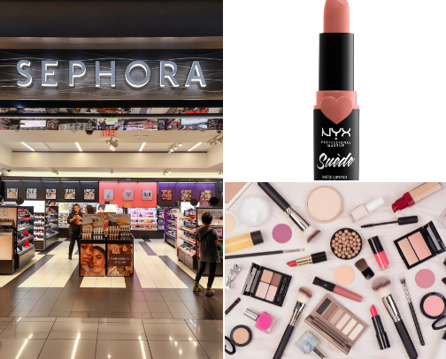 BEAUTY Products cover photo collage