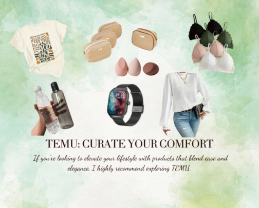 TEMU: Curate Your Comfort 🧡 cover photo collage