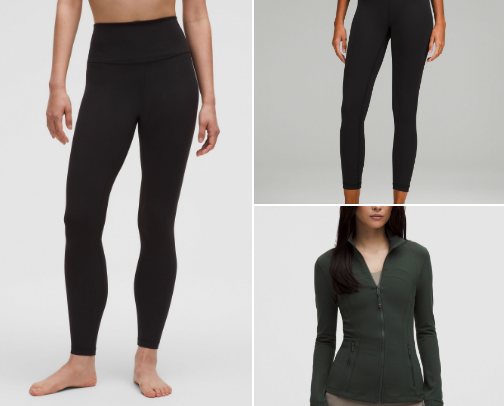Lululemon favs cover photo collage