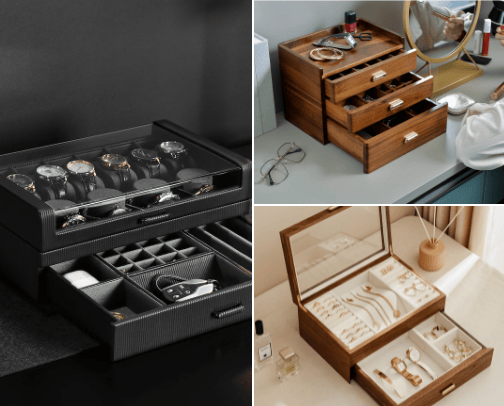 Home Organizer : Watches, Jewelry and Accessories cover photo collage