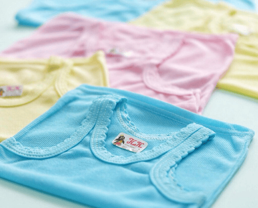Little girl's undershirt cover photo collage