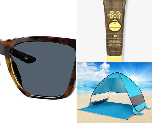 What’s in my Beach Bag cover photo collage