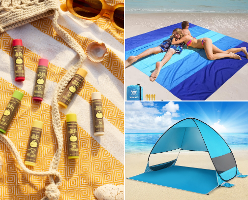 What’s in my Beach Bag cover photo collage