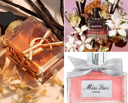 Best parfems and body mist for teenage girls😻 cover photo collage