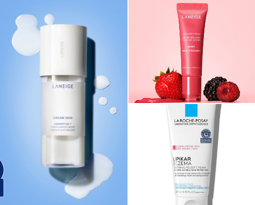 beauty products i CANNOT live without! cover photo collage