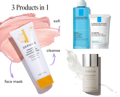 Affordable Skincare (that doesn’t include botox + filler !!) cover photo collage