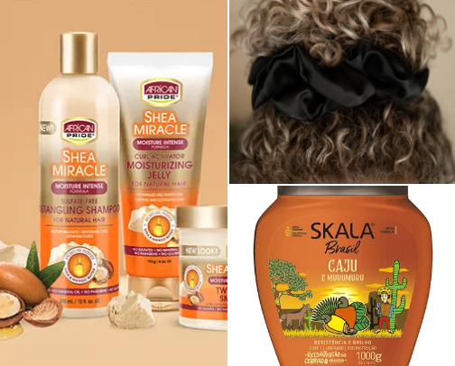 For my curly hair girlies cover photo collage