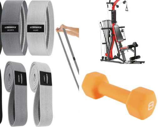 At Home Fitness Essentials 🏋🏽‍♀️ cover photo collage