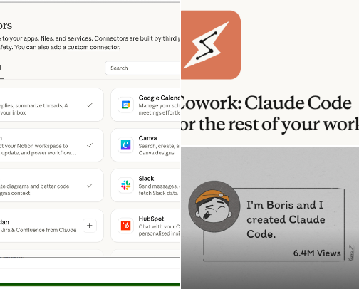 Claude Hub cover photo collage