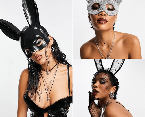 Popular halloween costumes cover photo collage