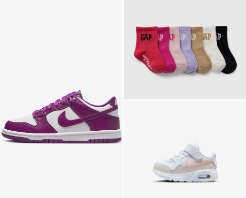 Shoes and socks for your little ones cover photo collage