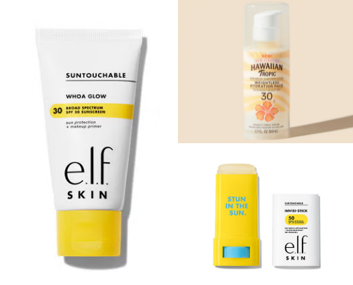 protect your skin - sunscreen recs💛 cover photo collage