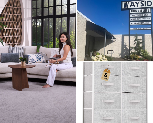 Home furniture and decor cover photo collage