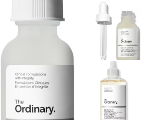 Skincare Products cover photo collage
