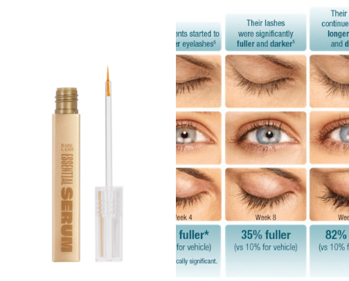 dramatically grew my lashes cover photo collage